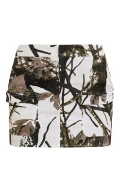White Camo Abstract Print Cargo Mini Skirt -Women Clothing Shop af5f7af761d8923bf7cbec189484611594e568f7 cnd8222 6
