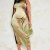 Plus Green Drape Statue Body Print Slinky Midi Dress -Women Clothing Shop b42a909fb0f9d315dd2174652e18bf3c65dcca78 cnd9042 1
