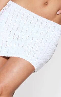 White Distressed Ladder Crochet Knit Mini Skirt -Women Clothing Shop b4751a970e691865d4c0284ad6bed7ceae796b02 cne1081 5