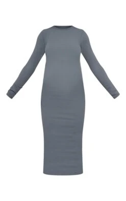 Maternity Charcoal Long Sleeved Ribbed Midi Dress 11 Maternity Charcoal Long Sleeved Ribbed Midi Dress -Women Clothing Shop b47bb39a8248305d3401b391a08f8e77be6c5bc5 cnc4894 5