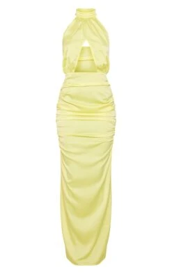 Tall Yellow Satin Plunge Ruched Maxi Dress 11 Tall Yellow Satin Plunge Ruched Maxi Dress -Women Clothing Shop b4b00d0af5cf02d8a91428a23ef6d9ebbdd1b4ba cne2105 5