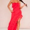 Shape Red Woven Frill Edge Bandeau Split Leg Maxi Dress 2 Shape Red Woven Frill Edge Bandeau Split Leg Maxi Dress -Women Clothing Shop bd70693a5fb7f8cb33e6e421030aa1101bd9078e cne3476 1
