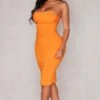 Shape Orange Stretch Woven Panel Detail Midi Dress 2 Shape Orange Stretch Woven Panel Detail Midi Dress -Women Clothing Shop c3c45a703238002d6f6cb49fda949b612d3ec200 cnd5118 1
