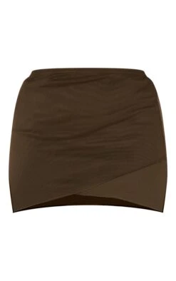 Khaki Mesh Overlay Mini Skirt -Women Clothing Shop c7dcb144c9f7d5d63cde143e5c5b2c0496dd7363 cnd3720 6