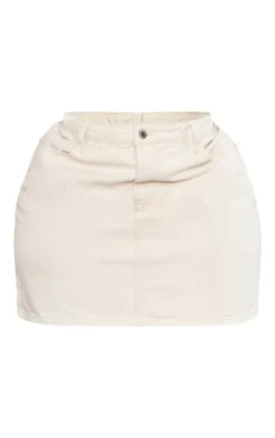 Plus Cream Denim Mini Skirt -Women Clothing Shop d2570cd45069557bbdef83d4fe52f014a355f071 cnd2843 6