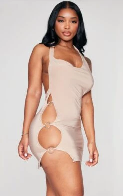 Shape Taupe Slinky Ring Detail Cut Out Mini Dress 8 Shape Taupe Slinky Ring Detail Cut Out Mini Dress -Women Clothing Shop d5378c2accd0530ac1358e5f1c0388cc3d54218d cnd2647 3