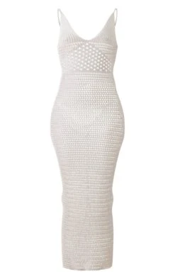 Tall Beige Strappy Knitted Maxi Dress -Women Clothing Shop da4cf90118526af88dceda1ad4f70d4254f5040c cne2407 5