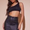Black Coated Denim Extreme Mini Skirt 1 Black Coated Denim Extreme Mini Skirt -Women Clothing Shop da90a415d295ca5dd4470aa20899a7f026b6cb8c cmf6119 1