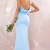 BRIDAL Blue Cowl Back Strappy Maxi Dress -Women Clothing Shop dcb3122d152626b222c9c72105126081a213bb79 cnd9178 1