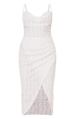 White Lace Cowl Neck Lace Up Back Midi Dress -Women Clothing Shop ddb0bec7e8abc9ac1d5555f195d63c51d315af76 cmt3940 6