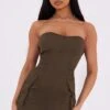 Dark Khaki Cargo Bandeau Binding Pocket Detail Bodycon Dress -Women Clothing Shop dfeaeae465b5ba8aaf990e909284e1793f342dd7 cnc6733 1