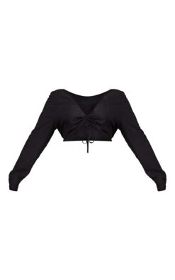 Plus Black Textured Cut Out Ruched Midi Dress -Women Clothing Shop e1cbd68fb915948d0a749e450b17374c4b4e7334 cmw3068 6