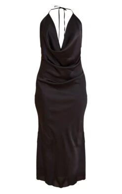 Black Satin Extreme Cowl Halter Maxi Dress -Women Clothing Shop e36bd2e7ea40c8cd6698bfbd499d5ffb21f07d3b cnd5925 5