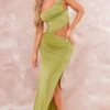 Olive Slinky Cowl Side Cut Out Detail Strappy Maxi Dress 2 Olive Slinky Cowl Side Cut Out Detail Strappy Maxi Dress -Women Clothing Shop e746a78ae7adcf456d62561cf219d1e0fd0ea671 cne1453 1