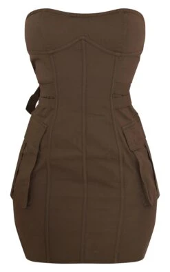 Dark Khaki Cargo Bandeau Binding Pocket Detail Bodycon Dress 11 Dark Khaki Cargo Bandeau Binding Pocket Detail Bodycon Dress -Women Clothing Shop efa63514327076ab11263329c690e74e641cb79e cnc6733 5