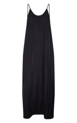 Black Low Back Oversized Maxi Beach Dress -Women Clothing Shop fa50257d20f4cfff7c02dee8b1cb03acc6a47253 CMD5926 3