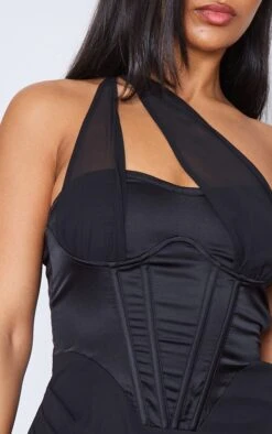 Black Satin Underwired Corset Mesh Strap Detail Bodycon Dress 10 Black Satin Underwired Corset Mesh Strap Detail Bodycon Dress -Women Clothing Shop faa12986ee907fbe16702e977539dcb9891d7a92 cnd7681 4