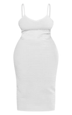 Plus White Textured Cut Out Midi Dress -Women Clothing Shop fc84b80a9a63dd3018d5ab9d6b2bedc32575655d cnd4970 5