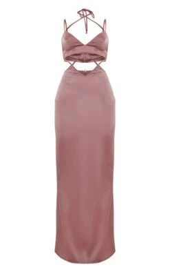 Deep Rose Satin Cross Waist Detail Strappy Maxi Dress 11 Deep Rose Satin Cross Waist Detail Strappy Maxi Dress -Women Clothing Shop ff2abbc1a415f3581abfaf4c5e575f6bb8cf7412 cnd0402 5